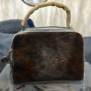 Elegant Cowhide Crossbody Bag